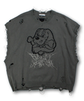 JACKROSE(ジャックローズ) |GALFY/ガルフィー スパイダー染め染めニットベスト(MENS)
