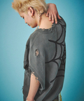 JACKROSE(ジャックローズ) |GALFY/ガルフィー スパイダー染め染めニットベスト(MENS)