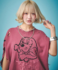 JACKROSE(ジャックローズ) |GALFY/ガルフィー スパイダー染め染めニットベスト(MENS)