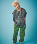 JACKROSE(ジャックローズ) |GALFY/ガルフィー スパイダー染め染めニットベスト(MENS)