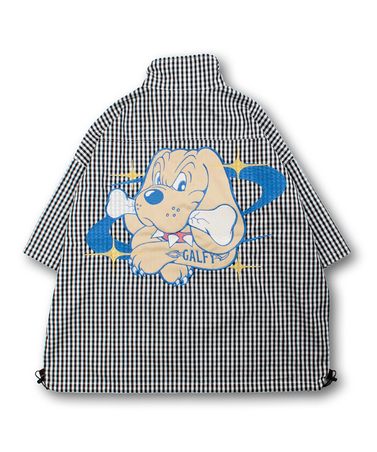 JACKROSE(ジャックローズ) |GALFY/ガルフィー 宇宙犬半袖チェックアノラック SS(MENS)