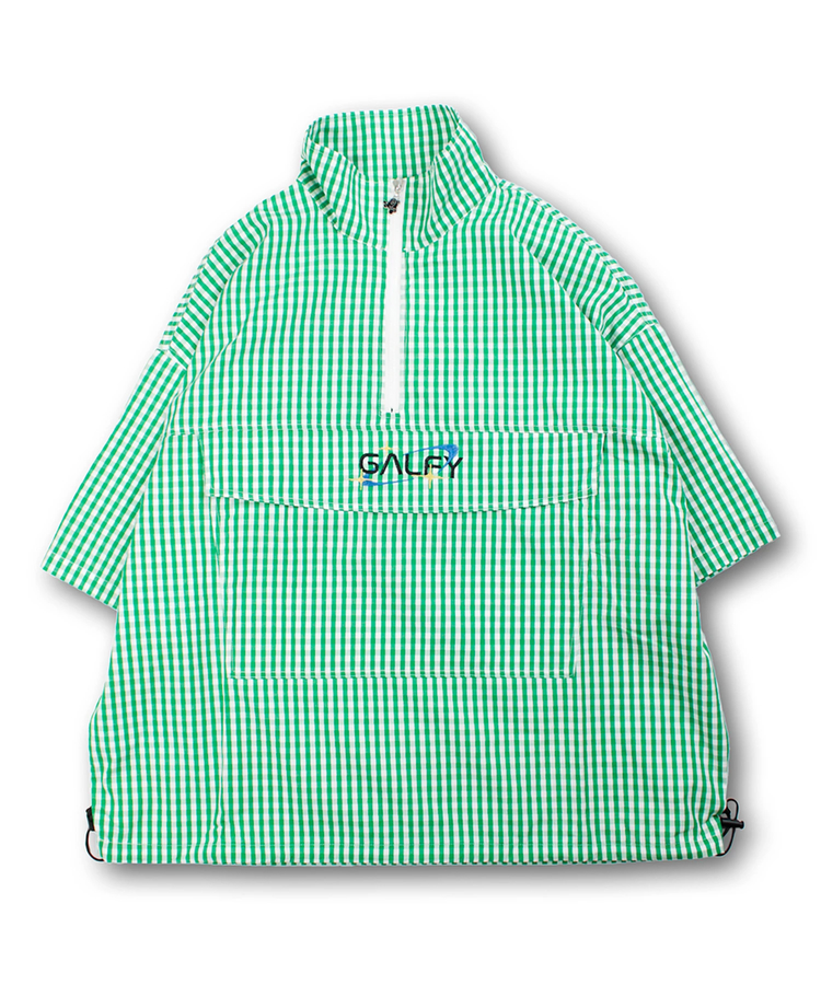 JACKROSE(ジャックローズ) |GALFY/ガルフィー 宇宙犬半袖チェックアノラック SS(MENS)