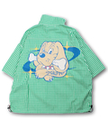 JACKROSE(ジャックローズ) |GALFY/ガルフィー 宇宙犬半袖チェックアノラック SS(MENS)