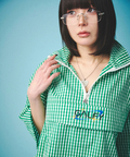 JACKROSE(ジャックローズ) |GALFY/ガルフィー 宇宙犬半袖チェックアノラック SS(MENS)
