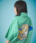 JACKROSE(ジャックローズ) |GALFY/ガルフィー 宇宙犬半袖チェックアノラック SS(MENS)