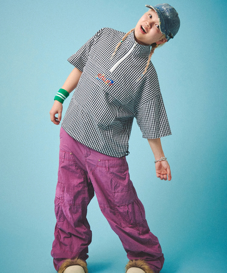JACKROSE(ジャックローズ) |GALFY/ガルフィー 宇宙犬半袖チェックアノラック SS(MENS)