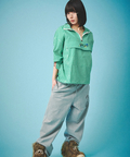 JACKROSE(ジャックローズ) |GALFY/ガルフィー 宇宙犬半袖チェックアノラック SS(MENS)