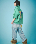 JACKROSE(ジャックローズ) |GALFY/ガルフィー 宇宙犬半袖チェックアノラック SS(MENS)