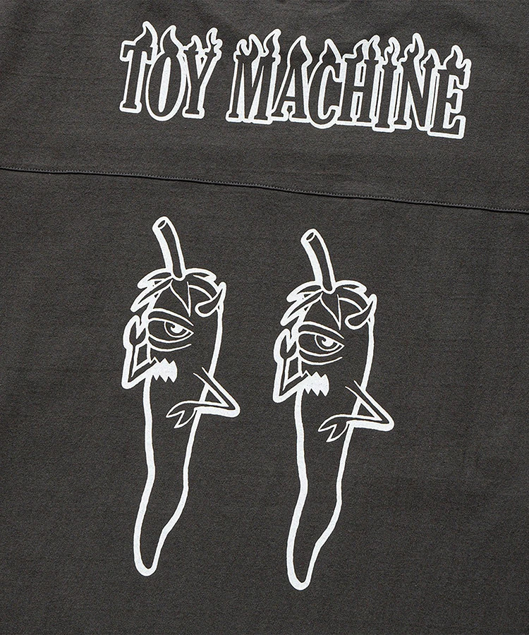 JACKROSE(ジャックローズ) |TOY MACHINE/トイマシーン PEPPER SECT FOOTBALL 3/4 SLEEVE TEE(MENS)