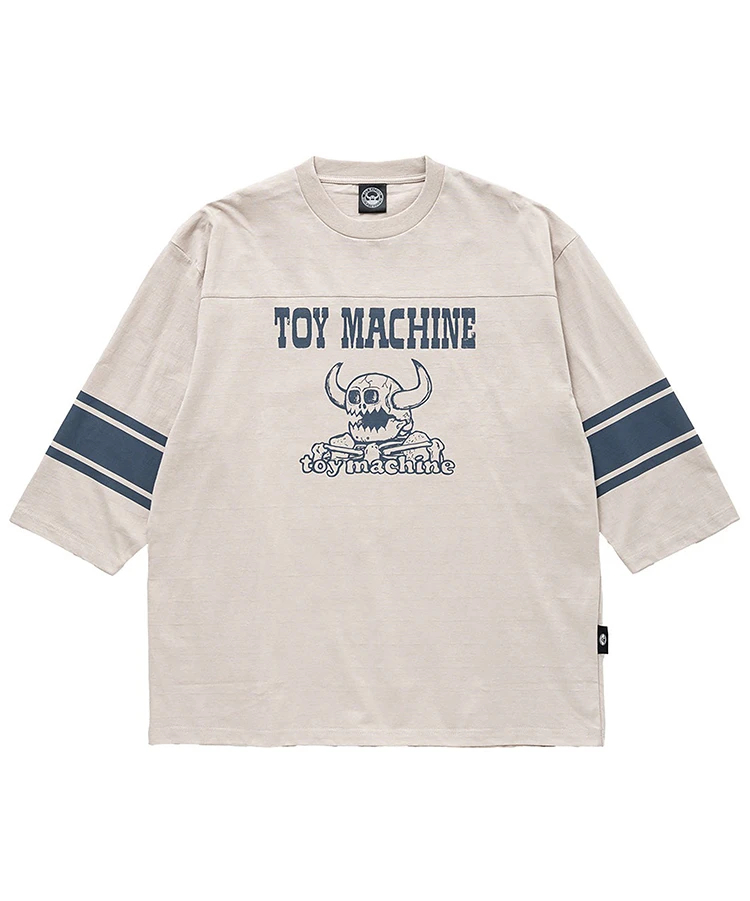 JACKROSE(ジャックローズ) |TOY MACHINE/トイマシーン DEATH MONSTER FOOTBALL 3/4 SLEEVE TEE(MENS)