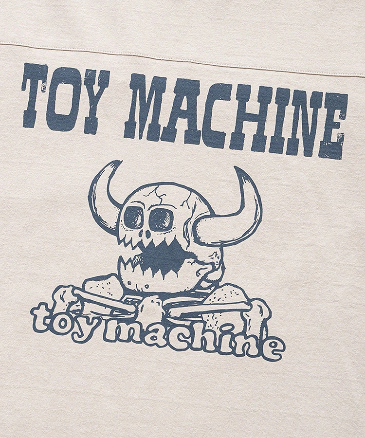 JACKROSE(ジャックローズ) |TOY MACHINE/トイマシーン DEATH MONSTER FOOTBALL 3/4 SLEEVE TEE(MENS)