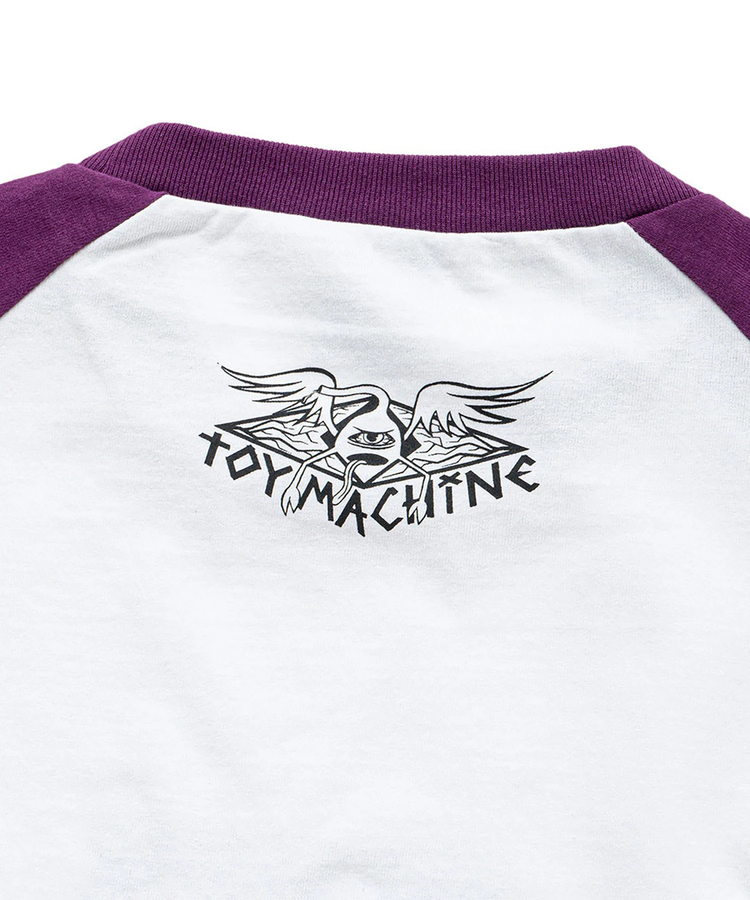 JACKROSE(ジャックローズ) |TOY MACHINE / トイマシーン EARLY SECT RAGLAN 3/4 SLEEVE TEE（MENS）