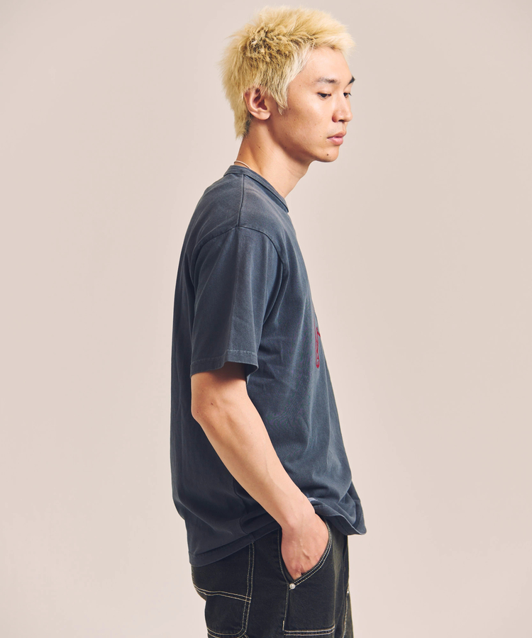 JACKROSE(ジャックローズ) |Schott/ショット PIGMENT SS T-SHIRT FLOCKY BULLDOG(MENS)