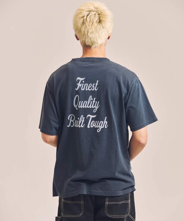 JACKROSE(ジャックローズ) |Schott/ショット PIGMENT SS T-SHIRT FLOCKY BULLDOG(MENS)