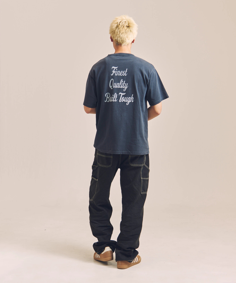 JACKROSE(ジャックローズ) |Schott/ショット PIGMENT SS T-SHIRT FLOCKY BULLDOG(MENS)