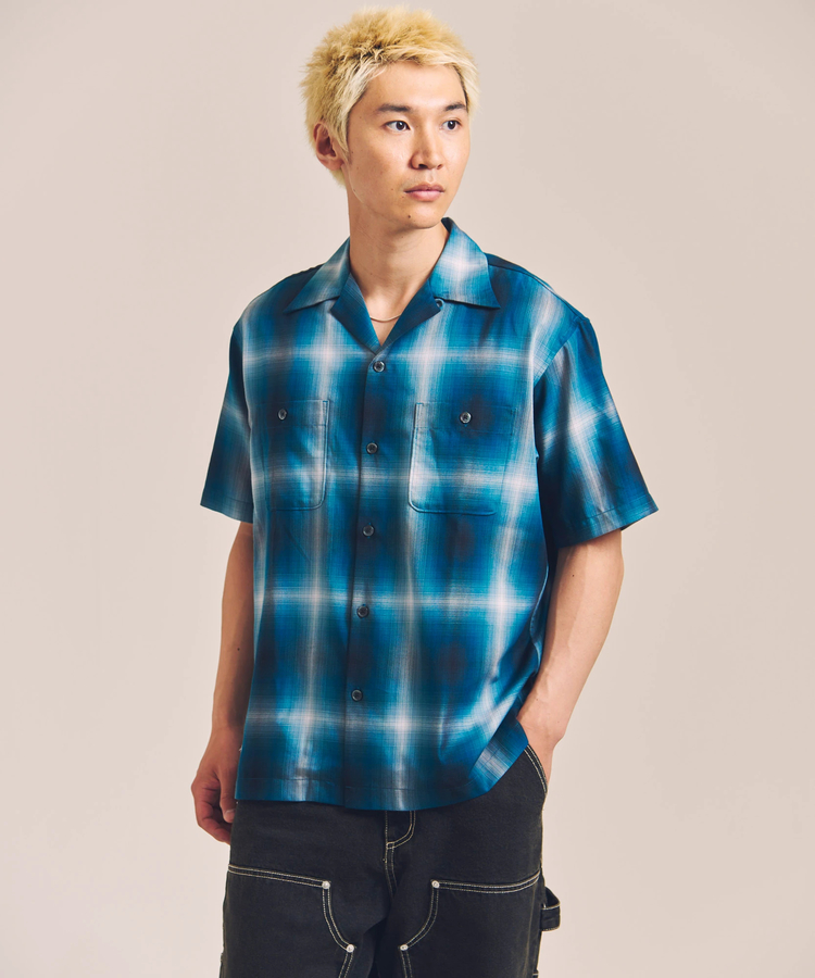 JACKROSE(ジャックローズ) |Schott / ショット OMBRE SS SHIRT(MENS)