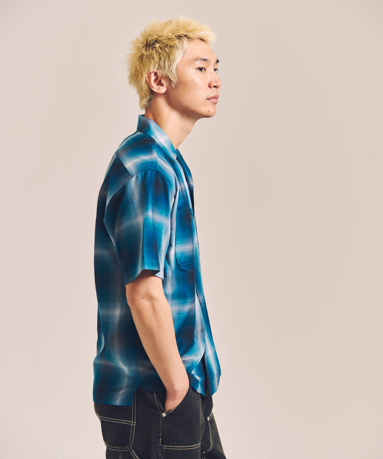 JACKROSE(ジャックローズ) |Schott / ショット OMBRE SS SHIRT(MENS)