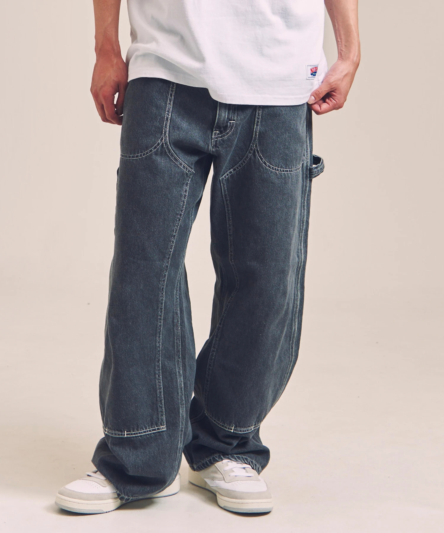 ユキちゃんさん専用　beams別注  SLIPPER OUTLET】DC Shoes 24 SUPERWIDE BAGGY DOUBLE KNEE PANT