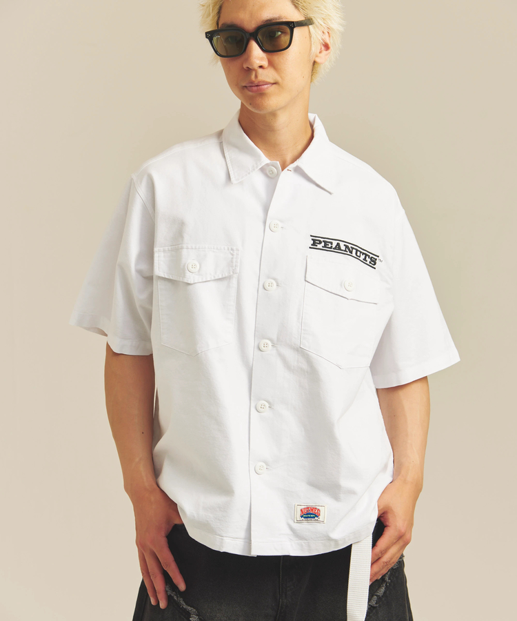 JACKROSE(ジャックローズ) |NUTMEG/ナツメグ Peanuts S/Sシャツ(MENS)