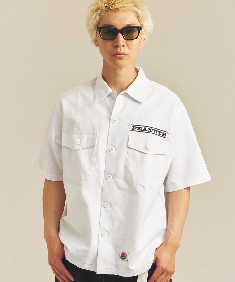 JACKROSE(ジャックローズ) |NUTMEG/ナツメグ Peanuts S/Sシャツ(MENS)