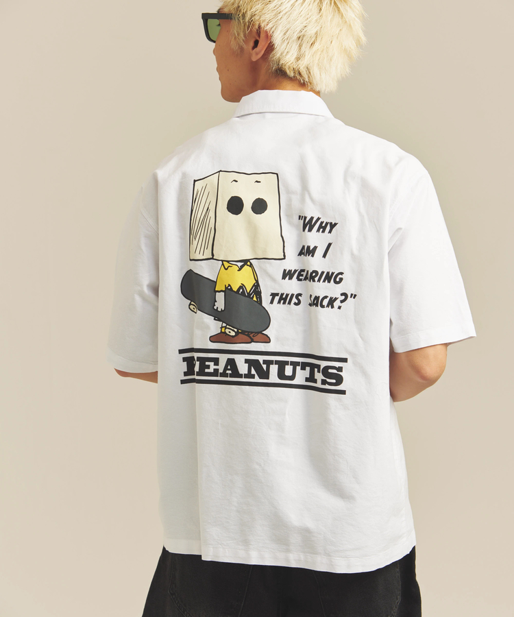 JACKROSE(ジャックローズ) |NUTMEG/ナツメグ Peanuts S/Sシャツ(MENS)