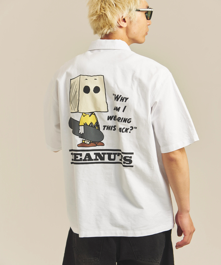 JACKROSE(ジャックローズ) |NUTMEG/ナツメグ Peanuts S/Sシャツ(MENS)