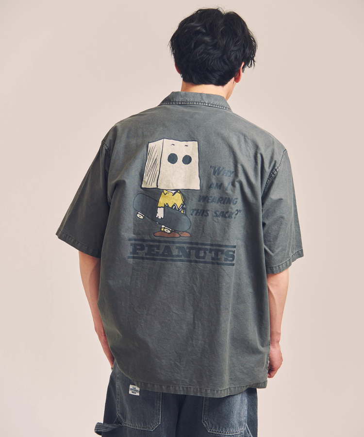 JACKROSE(ジャックローズ) |NUTMEG/ナツメグ Peanuts S/Sシャツ(MENS)