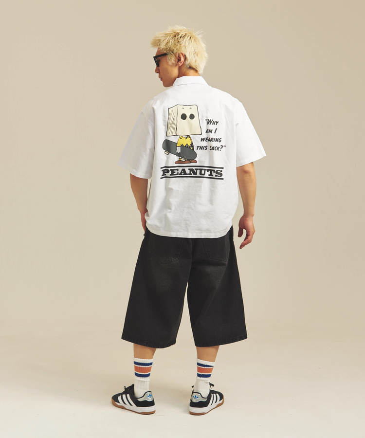 JACKROSE(ジャックローズ) |NUTMEG/ナツメグ Peanuts S/Sシャツ(MENS)