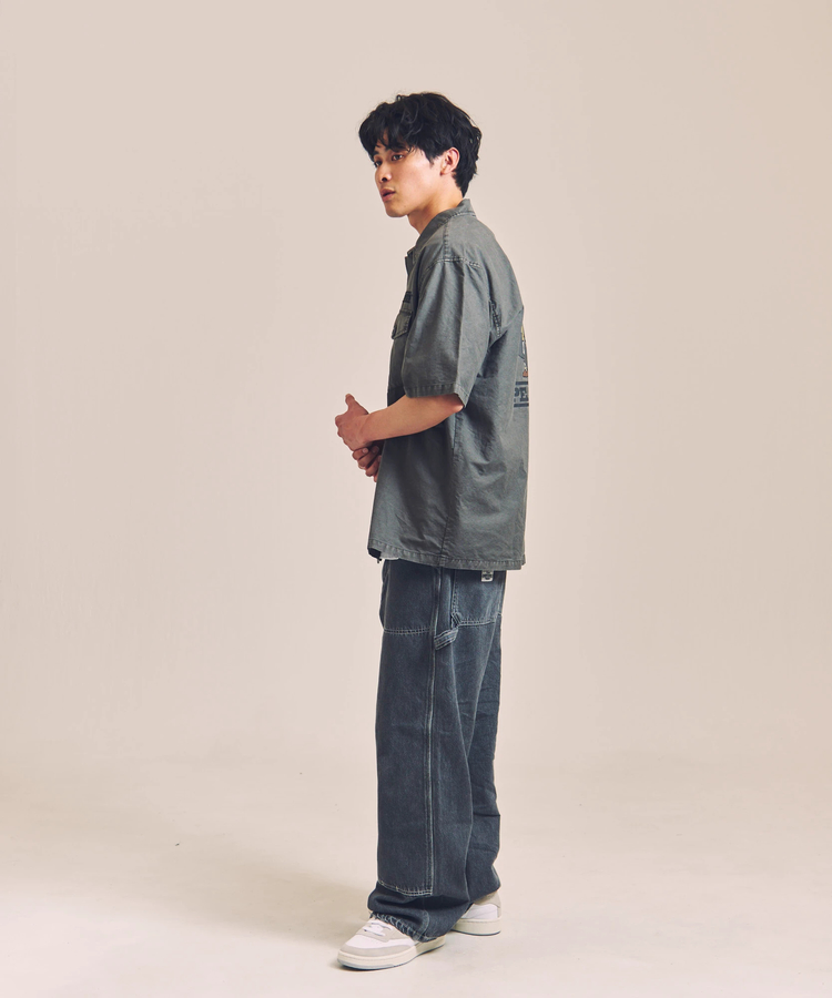 JACKROSE(ジャックローズ) |NUTMEG/ナツメグ Peanuts S/Sシャツ(MENS)