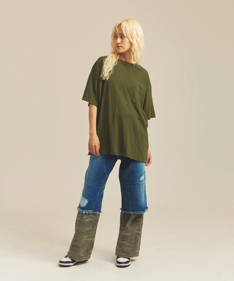 JACKROSE(ジャックローズ) |GUNG HO/ガンホー WORKERS POCKET SS TEE(MENS)