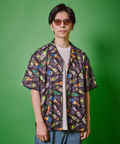 JACKROSE(ジャックローズ) |YOIDORE/酔いどれ 酒S/Sアロハシャツ(MENS)