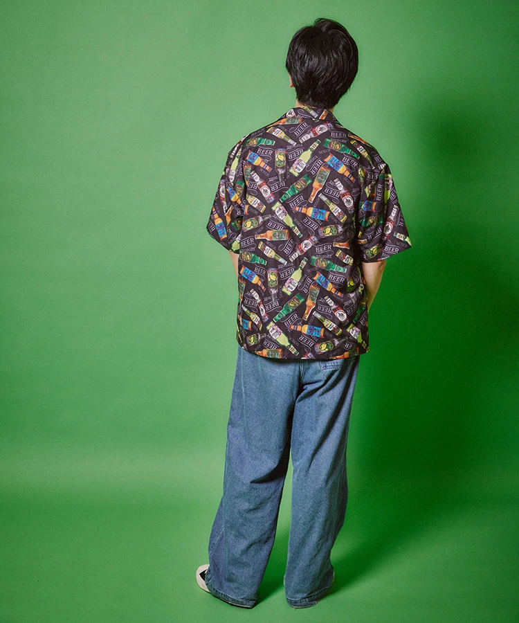 JACKROSE(ジャックローズ) |YOIDORE/酔いどれ 酒S/Sアロハシャツ(MENS)