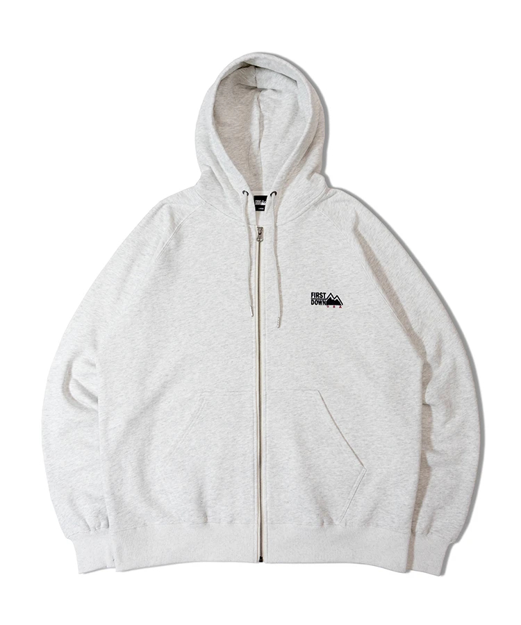 JACKROSE(ジャックローズ) |FIRST DOWN/ファーストダウン LOGO HOODED ZIP SWEAT(MENS)