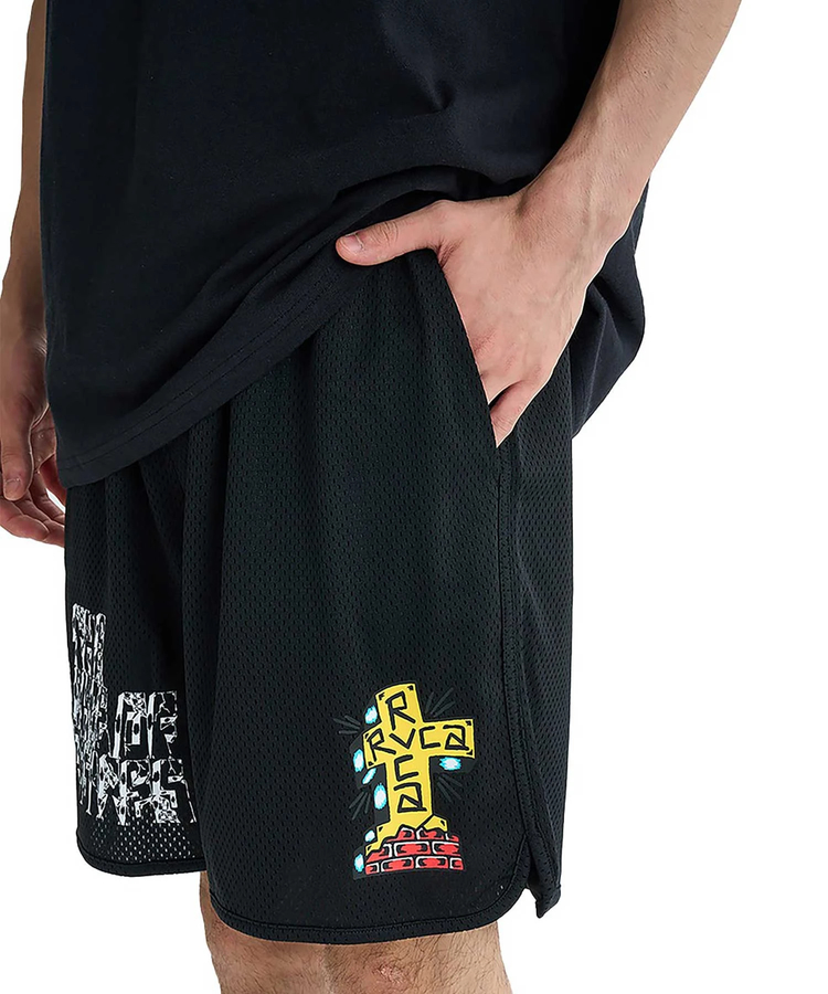 JACKROSE(ジャックローズ) |RVCA/ルーカ JESSE VA ESSNTL MESH SHORT 19 ショートパンツ(MENS)