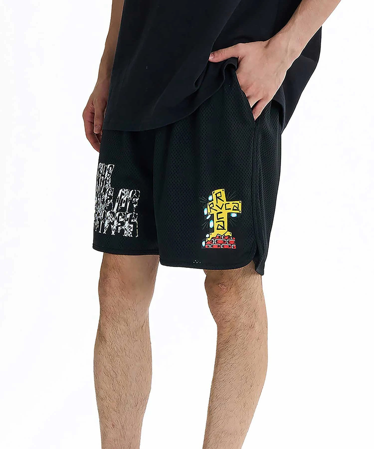 JACKROSE(ジャックローズ) |RVCA/ルーカ JESSE VA ESSNTL MESH SHORT 19 ショートパンツ(MENS)