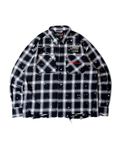 JACKROSE(ジャックローズ) |【The Rolling Stones×JACKROSE】ダメージスタッズ・グランジ-LSシャツ(MENS)