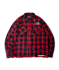 JACKROSE(ジャックローズ) |【The Rolling Stones×JACKROSE】ダメージスタッズ・グランジ-LSシャツ(MENS)