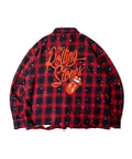 JACKROSE(ジャックローズ) |【The Rolling Stones×JACKROSE】ダメージスタッズ・グランジ-LSシャツ(MENS)