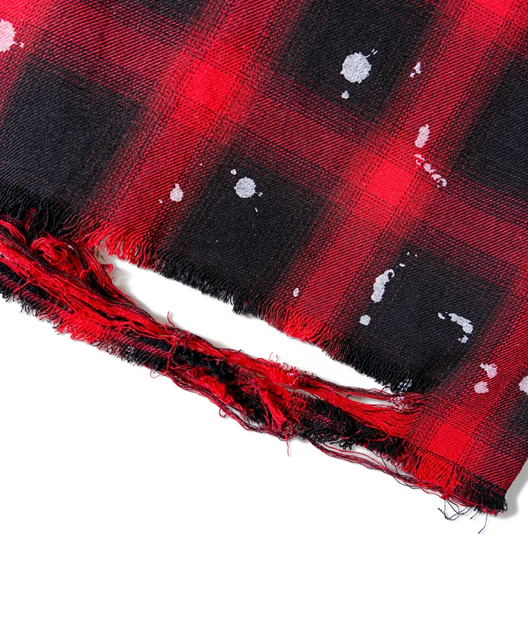 JACKROSE(ジャックローズ) |【The Rolling Stones×JACKROSE】ダメージスタッズ・グランジ-LSシャツ(MENS)