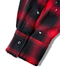 JACKROSE(ジャックローズ) |【The Rolling Stones×JACKROSE】ダメージスタッズ・グランジ-LSシャツ(MENS)