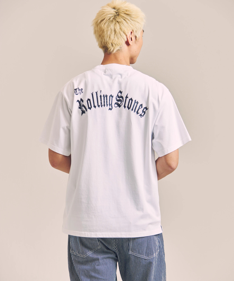 JACKROSE(ジャックローズ) |【The Rolling Stones×JACKROSE】Lips&Tongue ラインストーン-SSTEE(MENS)