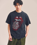 JACKROSE(ジャックローズ) |【The Rolling Stones×JACKROSE】Lips&Tongue ラインストーン-SSTEE(MENS)
