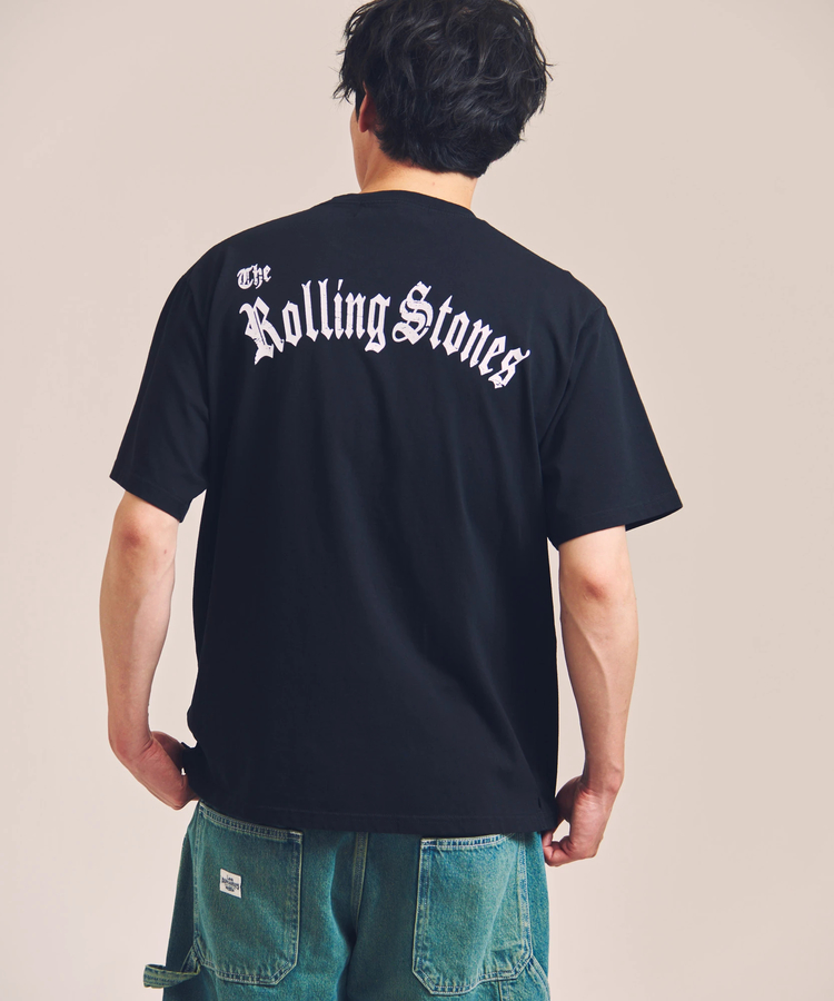 JACKROSE(ジャックローズ) |【The Rolling Stones×JACKROSE】Lips&Tongue ラインストーン-SSTEE(MENS)