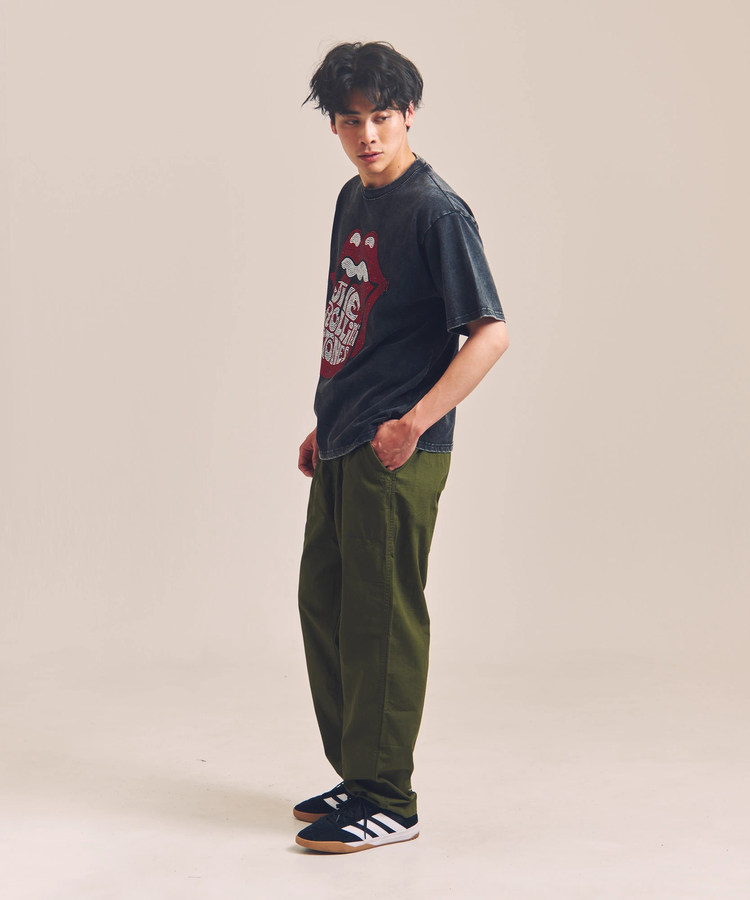 JACKROSE(ジャックローズ) |【The Rolling Stones×JACKROSE】Lips&Tongue ラインストーン-SSTEE(MENS)