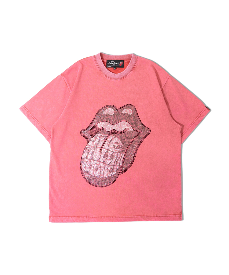 JACKROSE(ジャックローズ) |【The Rolling Stones×JACKROSE】 Lips&Tongue ラインストーン-SSTEE(MENS)