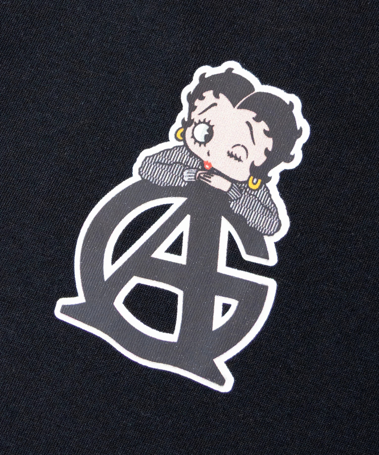 JACKROSE(ジャックローズ) |【BETTY BOOP×GALLIS ADDICTION】BACKイラスト S/STEE(MENS)