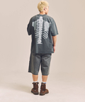 JACKROSE(ジャックローズ) |vanson/バンソン SKELTON BONES-Pigment Dyed SS Tee(MENS)