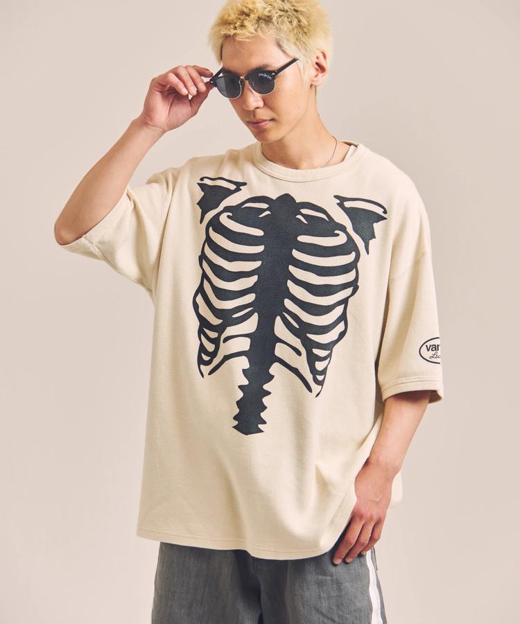JACKROSE(ジャックローズ) |vanson/バンソン SKELTON BONES-Thermal SS Tee(MENS)