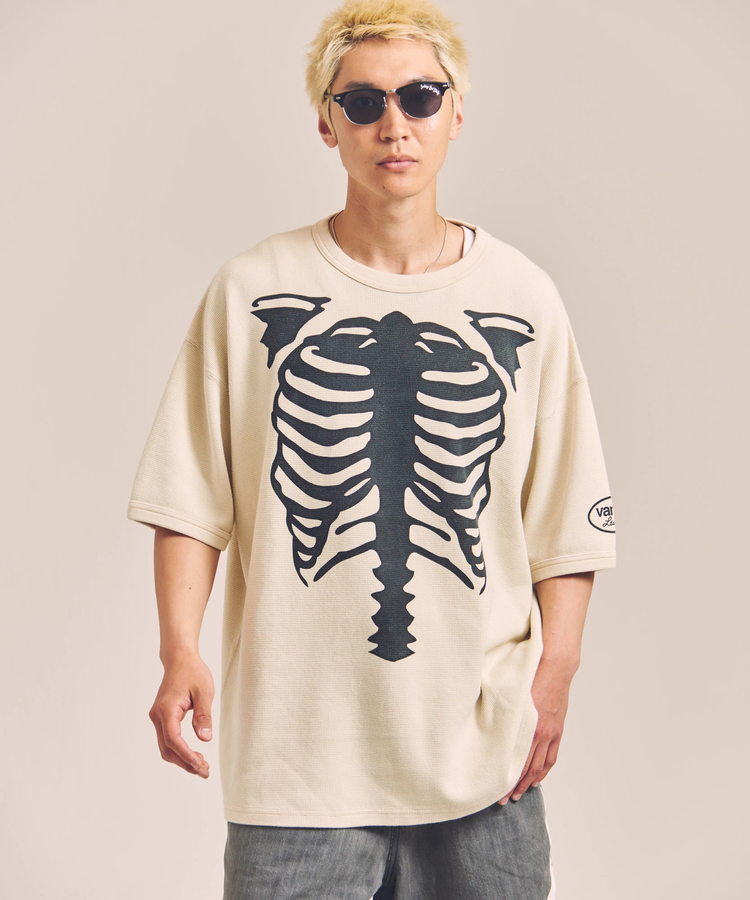 JACKROSE(ジャックローズ) |vanson/バンソン SKELTON BONES-Thermal SS Tee(MENS)