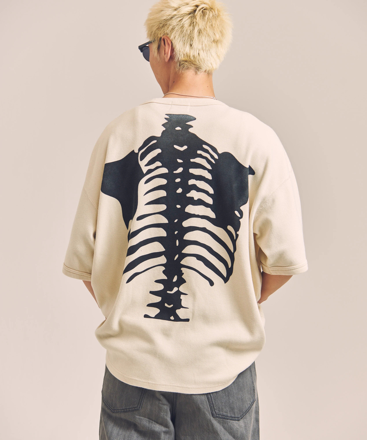 JACKROSE(ジャックローズ) |vanson/バンソン SKELTON BONES-Thermal SS Tee(MENS)